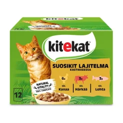 KITEKAT SEIKKAILIJAN SEKOITUS KASTIKELAJITELMA 12*85G 1,02 KG
