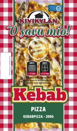 KIVIKYLÄN KEBABPIZZA 200 G