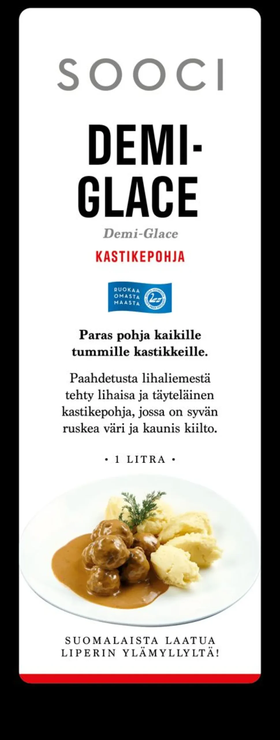 KIVIKYLÄN SOOCI DEMI-GLACEKASTIKEPOHJA 1L