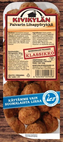 KIVIKYLÄN PALVARIN LIHAPYÖRYKÄT 350 G