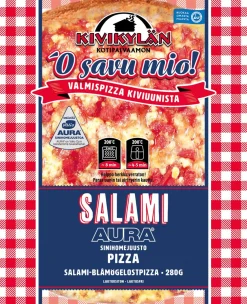 KIVIKYLÄN SALAMI-AURAJUUSTOPIZZA 280 G