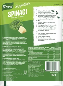 KNORR SPAGHETTERIA SPINACH 160 G