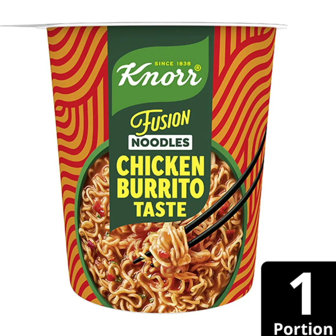 KNORR FUSION NOODLE CHICKEN BURRITO 89 G