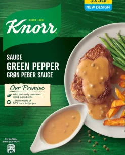 KNORR KASTIKEAINES VIHERPIPPURIKASTIKE 3-PACK 66 G