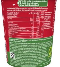 KNORR SNACK POT SPAGHETTI NAPOLI 69 G