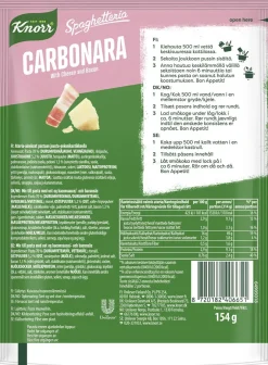 KNORR SPAGHETTERIA CARBONARA 154 G