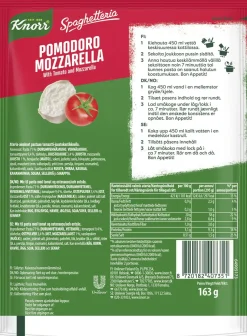 KNORR SPAGHETTERIA MOZZARELLA 163 G