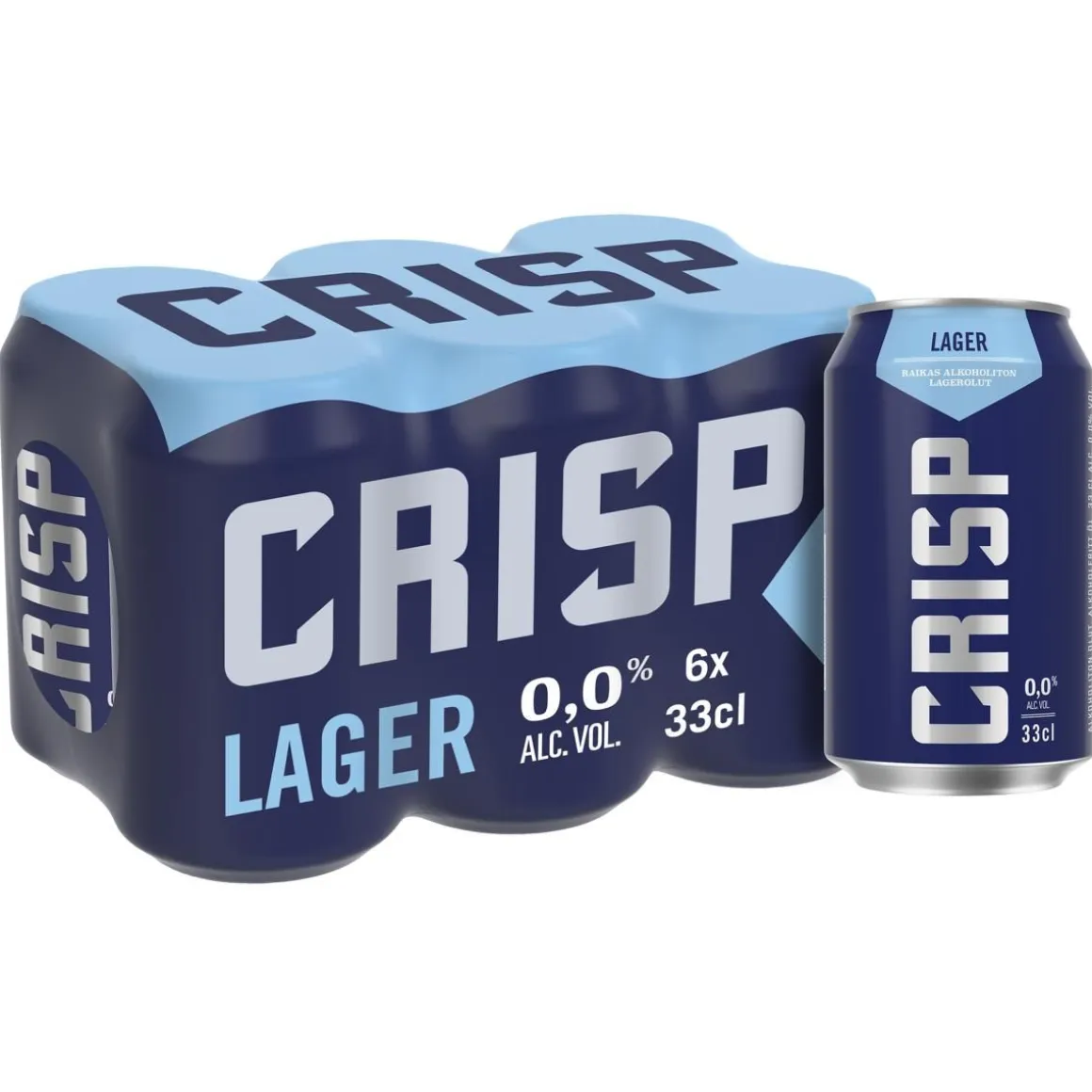 KOFF CRISP LAGER 0% 0,33 TLK 6-PACK 1,98 L