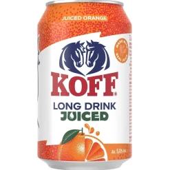 KOFF LONG DRINK 5% JUICED ORANGE TLK 330 ML