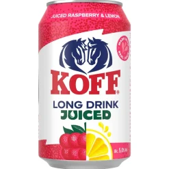 KOFF LONG DRINK 5% JUICED RASPBERRY-LEMON TLK 330 ML