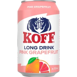 KOFF LONG DRINK 5,5% PINK GRAPERUIT TLK 330 ML