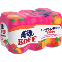 KOFF LONG DRINK 5,5% VIBE 0,33 TLK 6-PACK 1,98 L