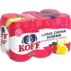 KOFF LONG DRINK 5% JUICED RASPBERRY-LEMON 0,33 TLK 6-PACK 1,9