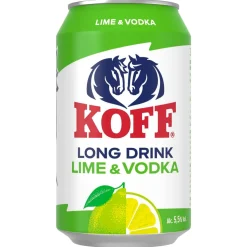 KOFF LONG DRINK 5,5% LIME TLK 330 ML