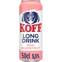 KOFF LONG DRINK 5,5% PINK GRAPERUIT TLK 500 ML