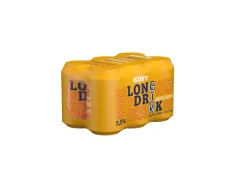 KOFF LONG DRINK 5,5% SNAPPY CITRUS 0,33 TLK 6-PACK 1,98 L
