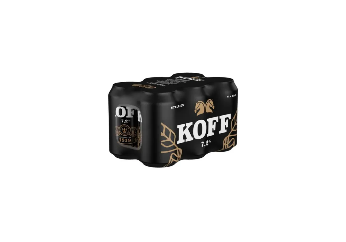 KOFF STALLION LAGER 7,2% 0,33 TLK 6-PACK 1,98 L