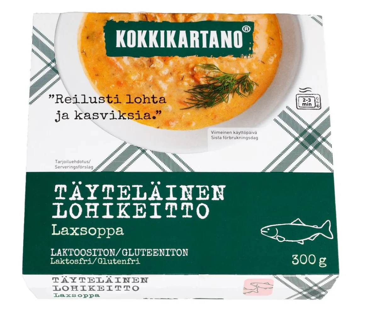 KOKKIKARTANO TÄYTELÄINEN LOHIKEITTO 300 G
