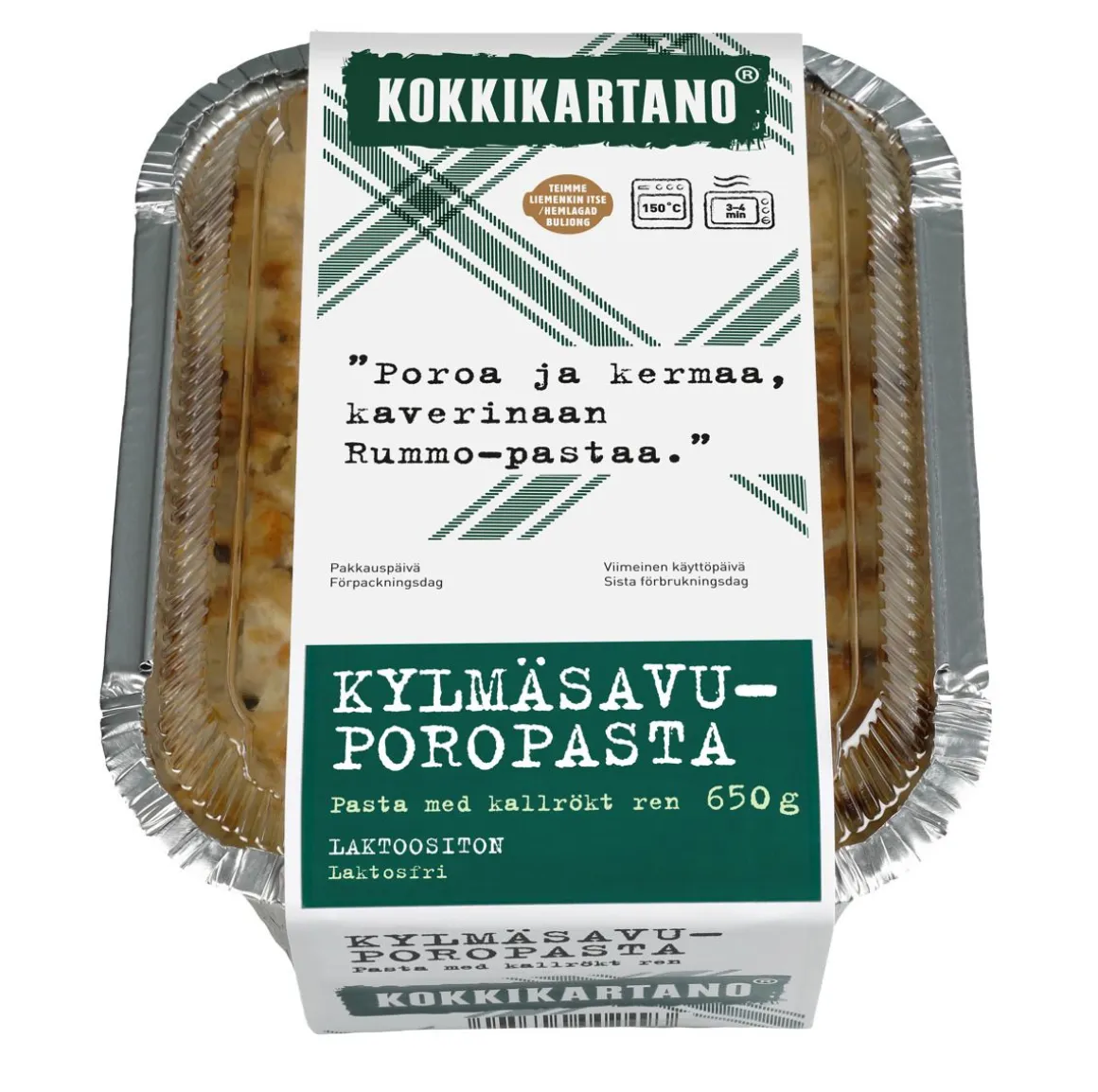 KOKKIKARTANO KYLMÄSAVUPOROPASTA 650 G