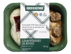 KOKKIKARTANO LIHAPYÖRYKÄT JA MUUSI 350 G
