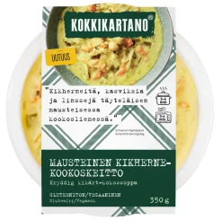 KOKKIKARTANO MAUSTEINEN KIKHERNE-KOOKOSKEITTO 350 G