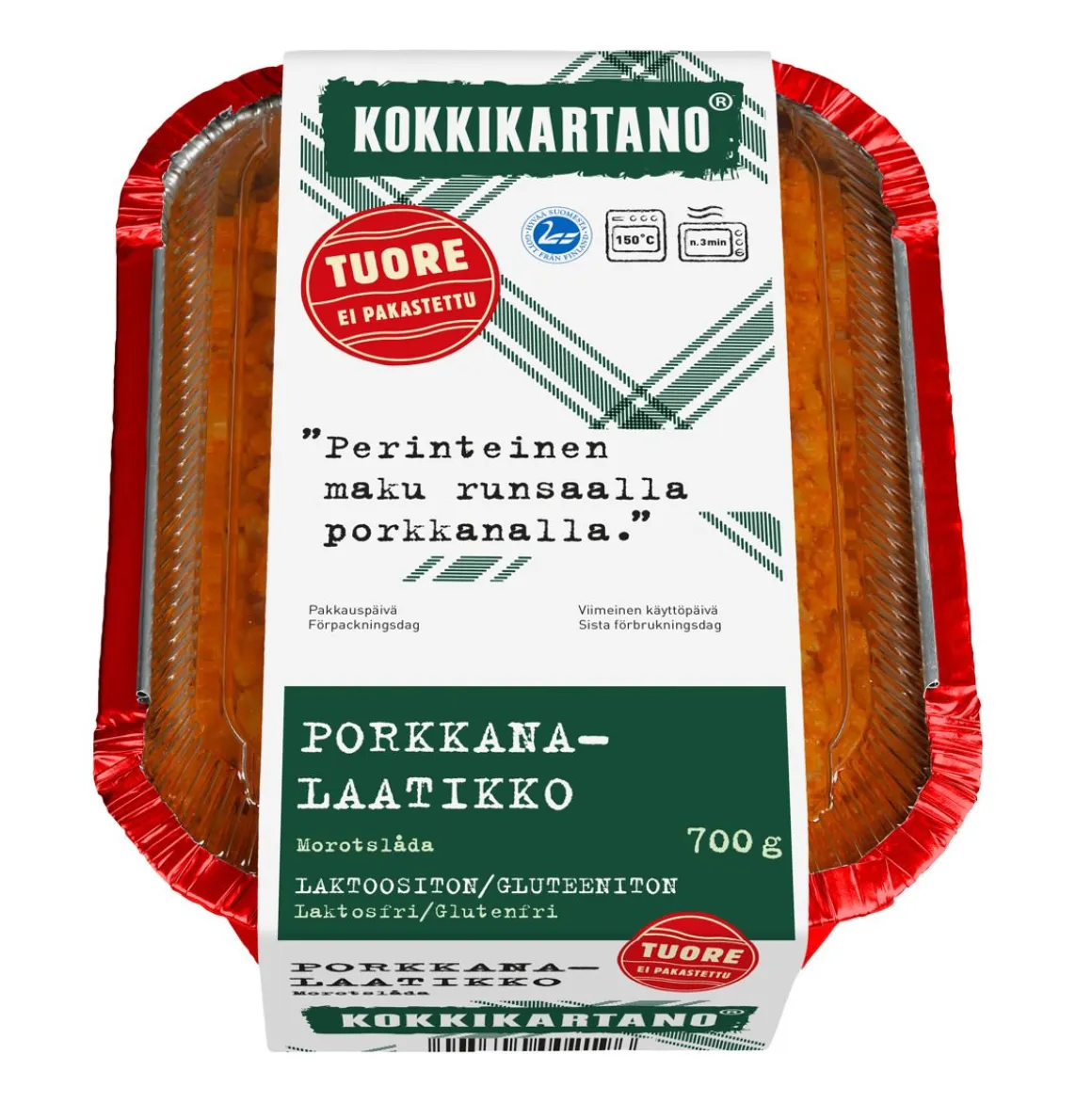KOKKIKARTANO PORKKANALAATIKKO 700 G