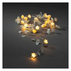 KONSTSMIDE VALOSARJA KUKAT, KIRKAS JA VALK, 20LED, AJ. 6H, 3XAA