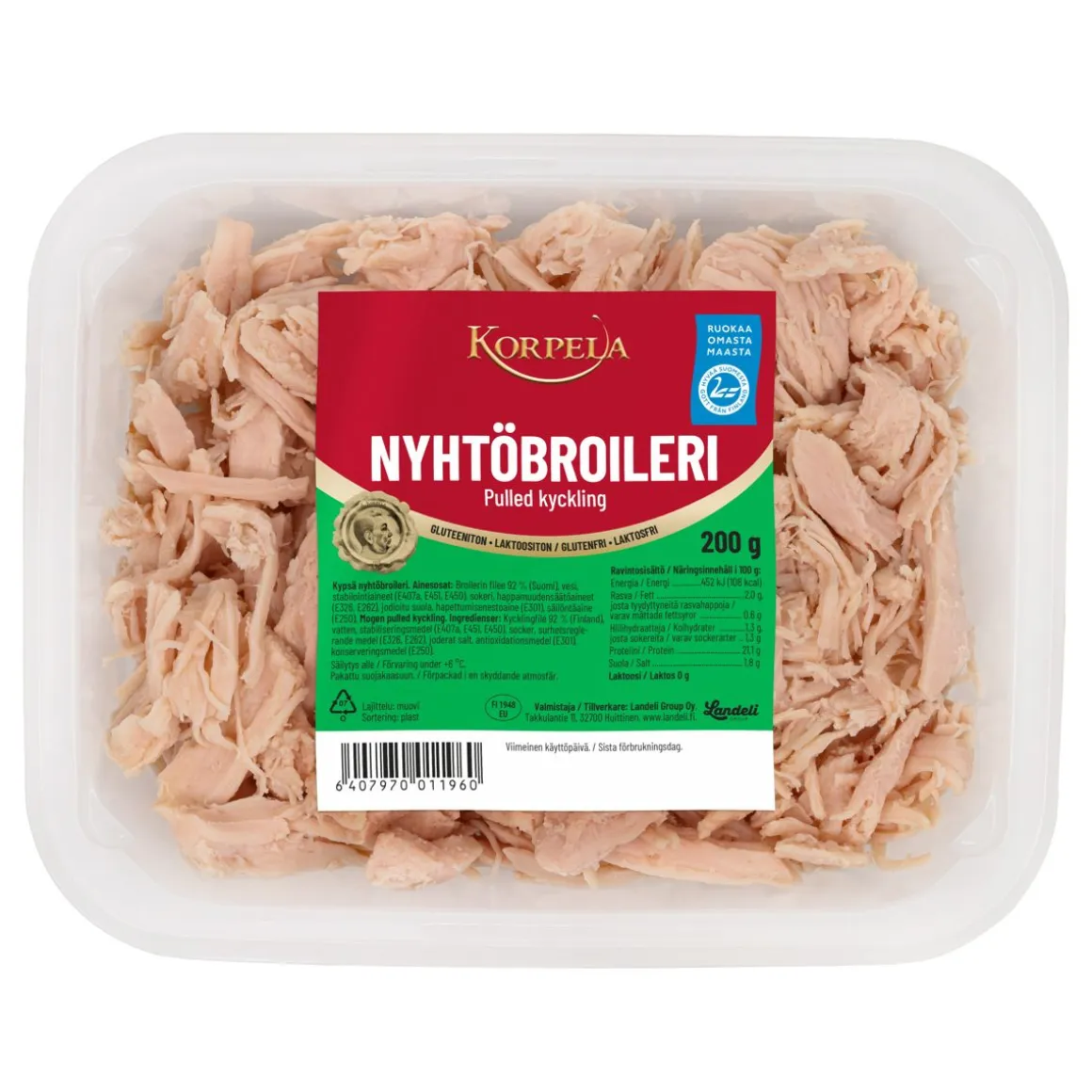 KORPELA NYHTÖBROILERI 200 G