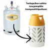 KOSAN GAS NESTEKAASUPULLON VAIHTO TERÄS -> KOMPOSIITTI