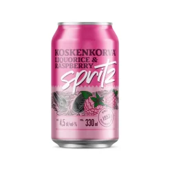 KOSKENKORVA SPRITZ 4,5% LIQUORICE & RASPBERRY TLK 330 ML