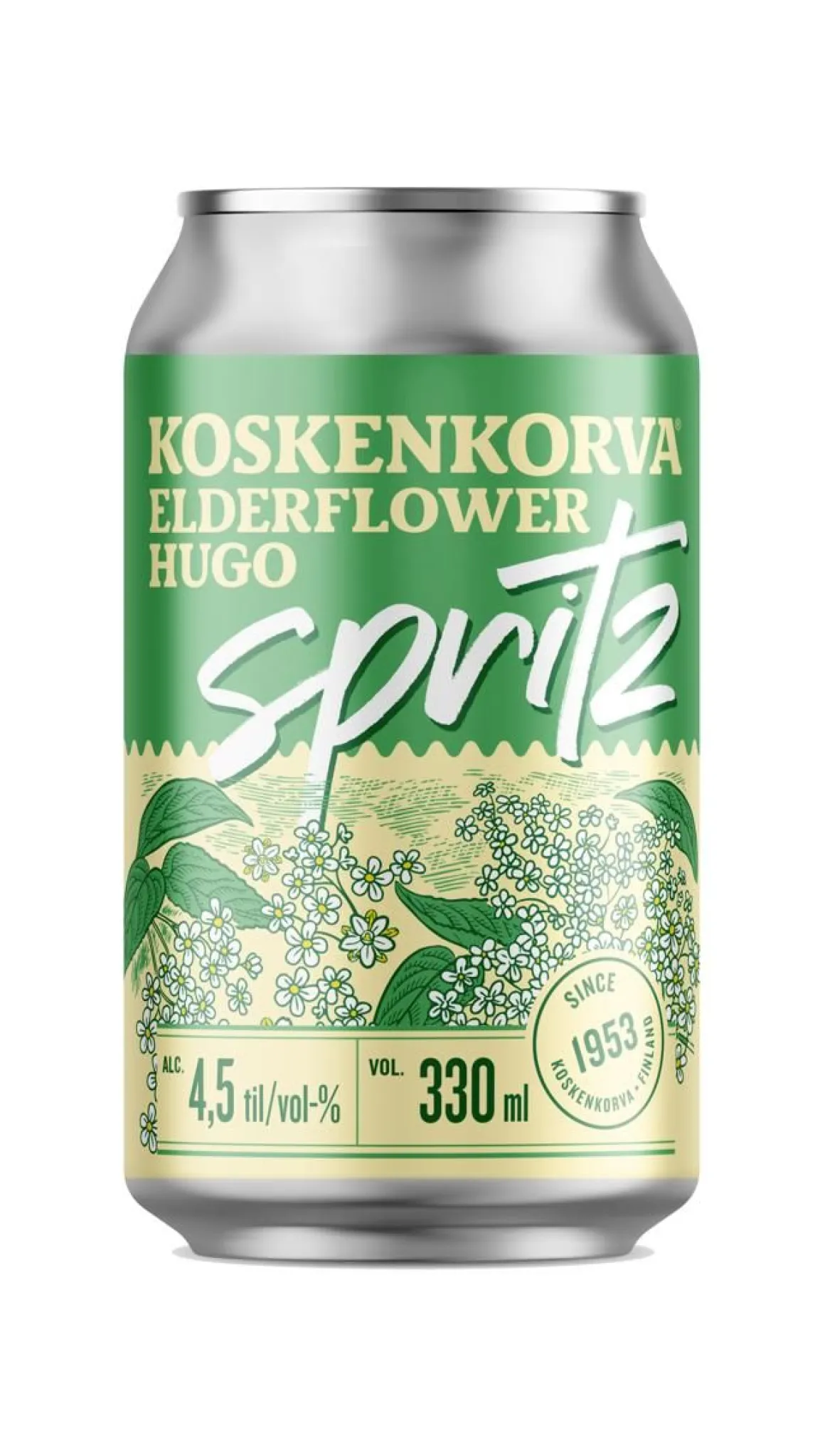 KOSKENKORVA SPRITZ 4,5% ELDERFLOWER HUGO TLK 330 ML