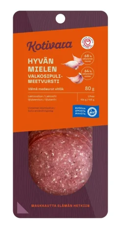 KOTIVARA HYVÄN MIELEN VALKOSIPULIMEETVURSTI 80 G