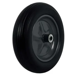KOTTIKÄRRYNPYÖRÄ PUHKEAMATON 4X6.00, 20X100MM VANNE MUSTA