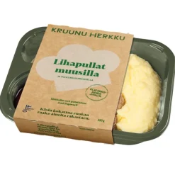 KRUUNU HERKKU LIHAPULLAT MUUSILLA + PUOLUKKASURVOS 350 G