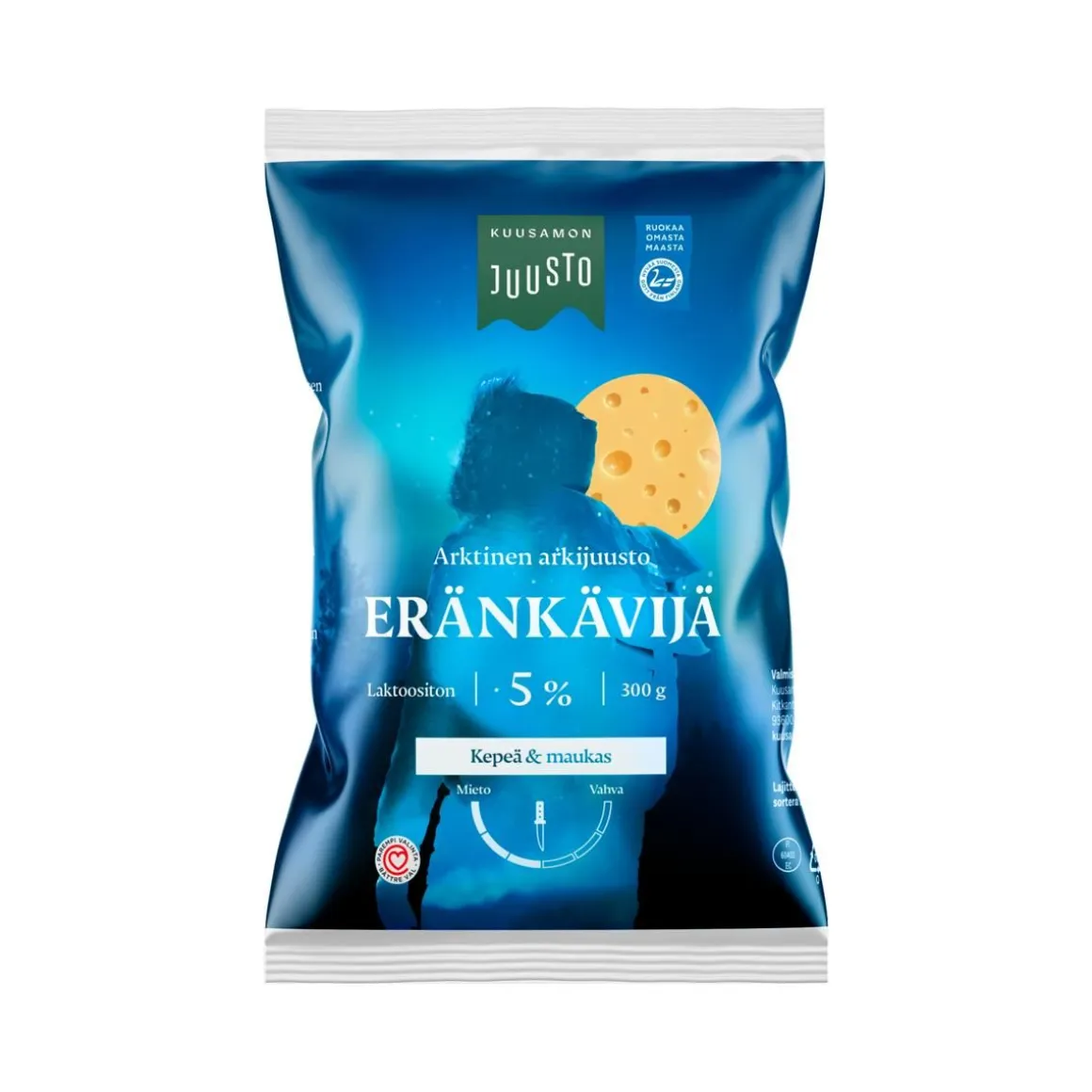 KUUSAMON JUUSTO ERÄNKÄVIJÄ 5% 300 G