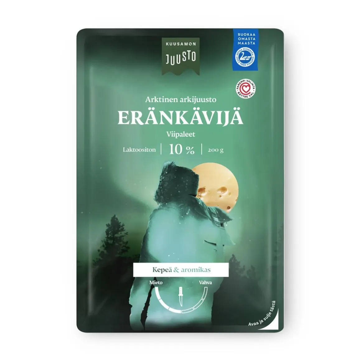 KUUSAMON JUUSTO ERÄNKÄVIJÄ 10% VIIPALE 200 G