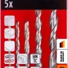 KWB EASY CUT PORANTERÄSARJA 3-8 MM LAATIKKO 5 KPL