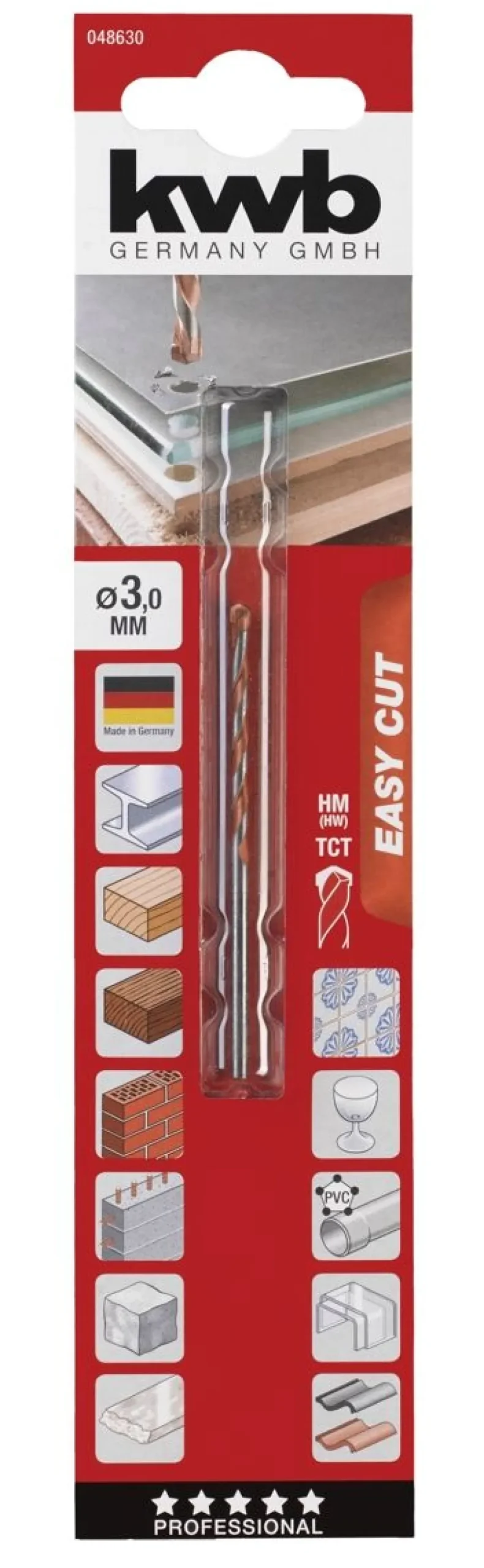 KWB EASY CUT PORANTERÄ 3,0 MM ED