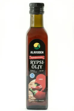 KYLMÄPURISTETTU RYPSIÖLJY CHILI 250 ML