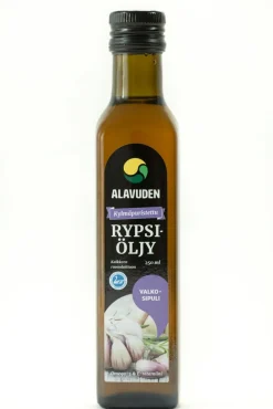 KYLMÄPURISTETTU RYPSIÖLJY VALKOSIPULI 250 ML