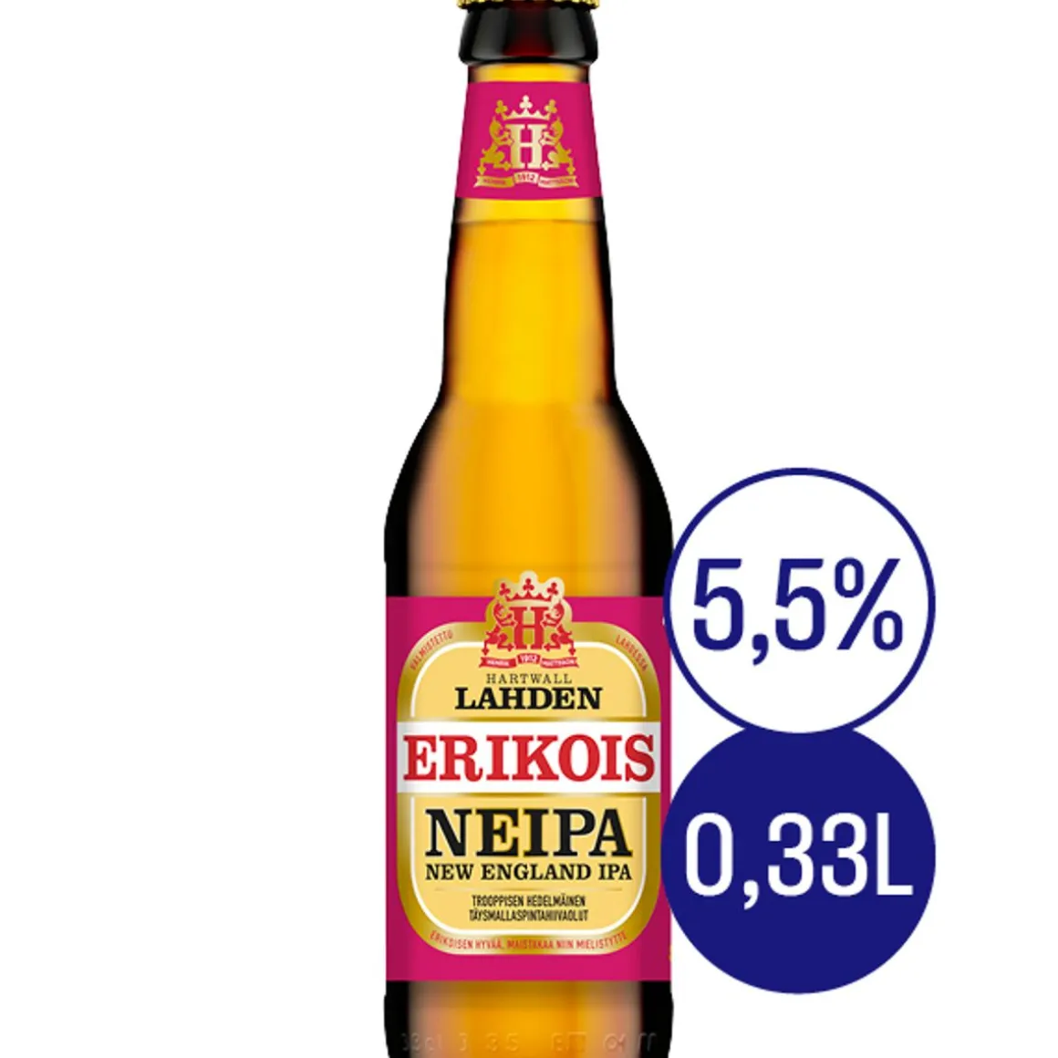 LAHDEN ERIKOIS NEW ENGLAND IPA 5.5% KLP 330 ML