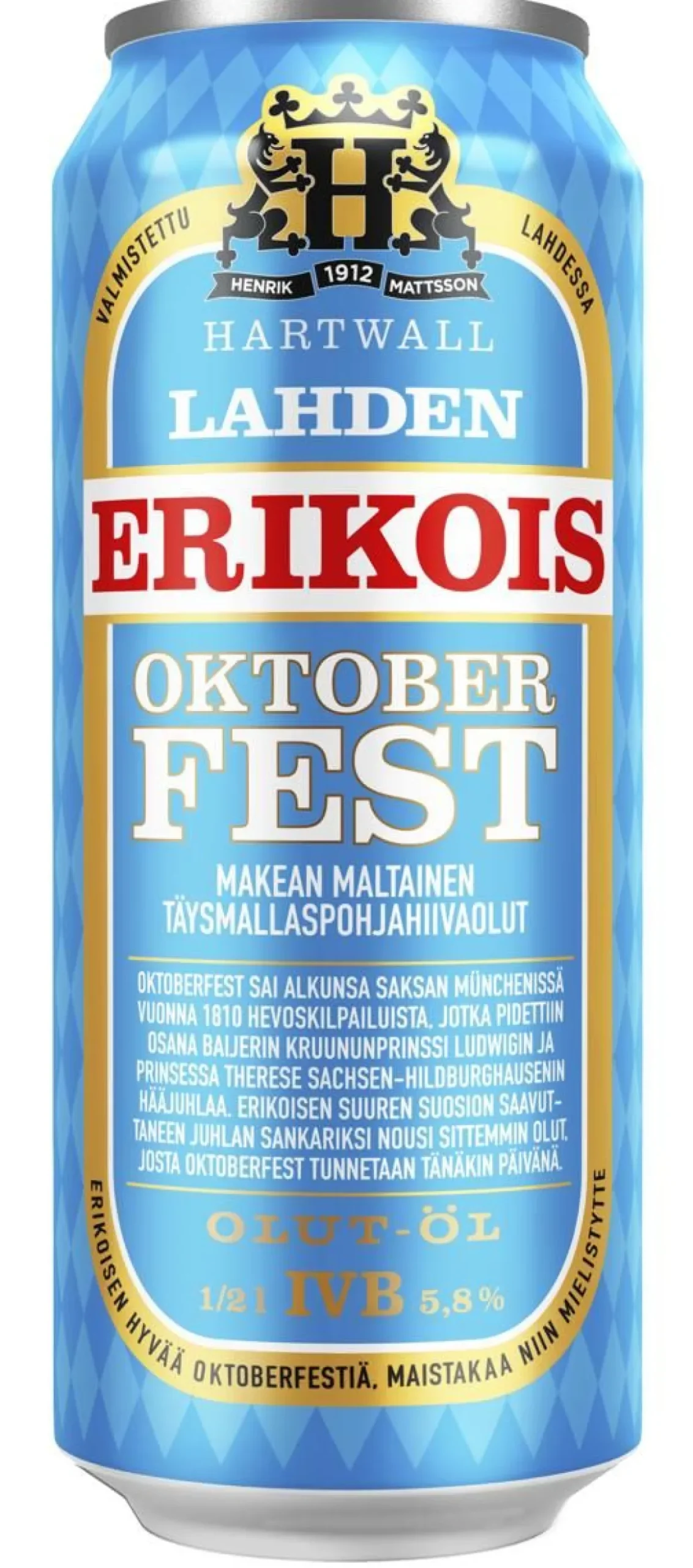 LAHDEN ERIKOIS 5,8% OKTOBERFEST TLK 500 ML