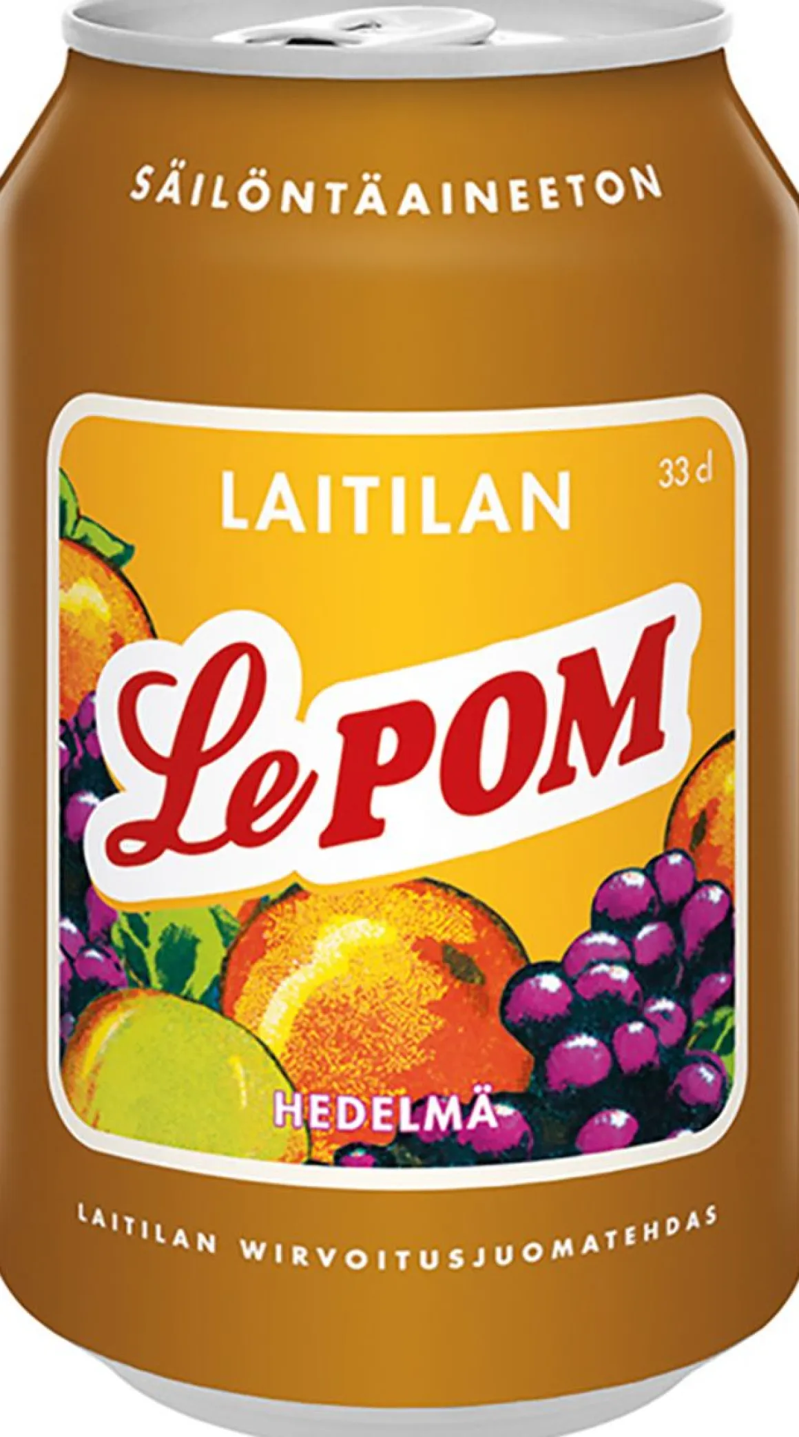 LAITILAN LE POM HEDELMÄNMAKUINEN LIMONAADI TLK 330 ML
