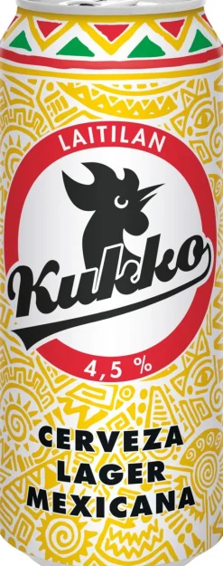 LAITILAN KUKKO CERVEZA LAGER MEXICAN 4,5% TLK 500 ML