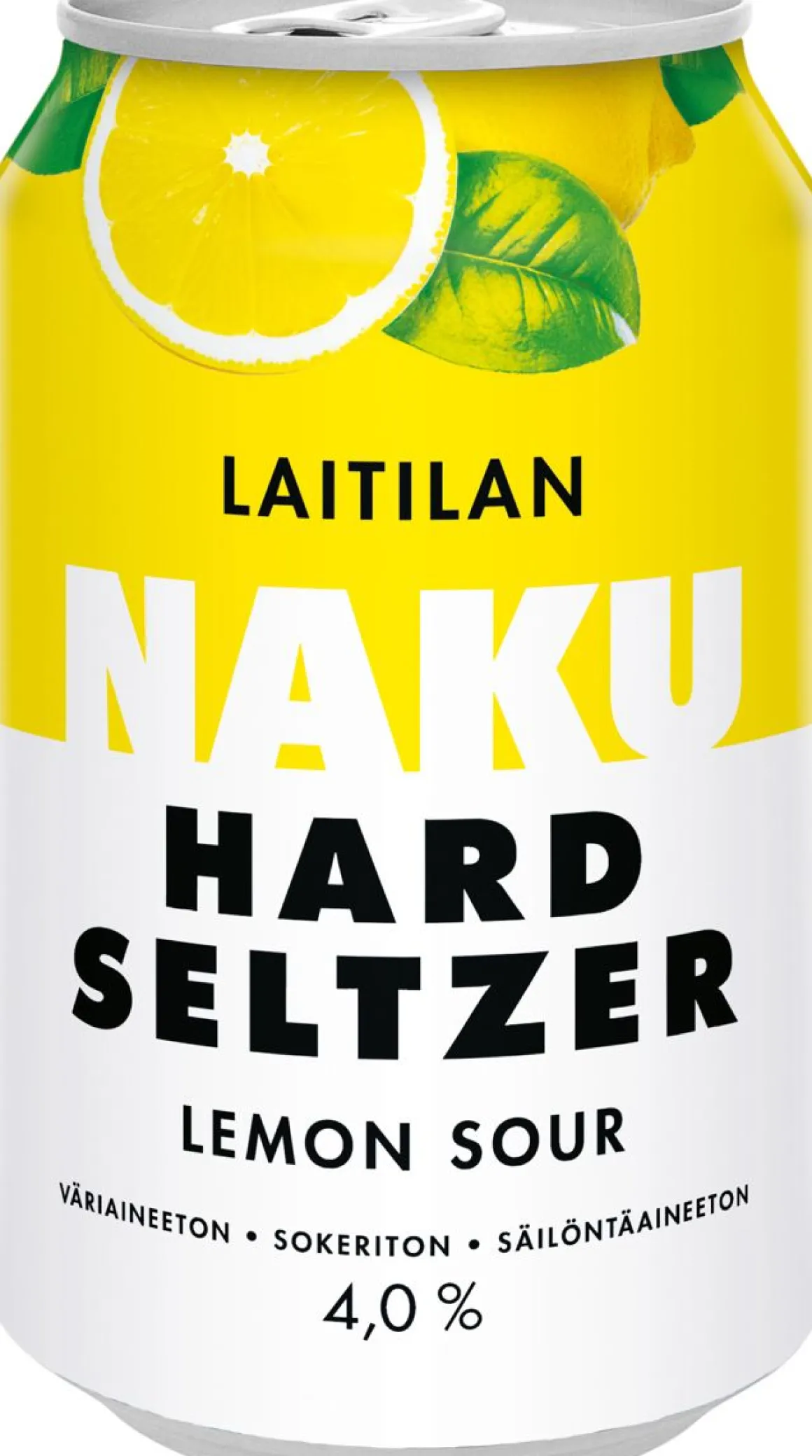 LAITILAN NAKU HARD SELTZER 4% LEMON SOUR TLK 330 ML