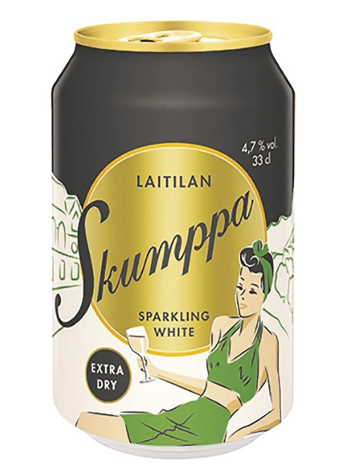 LAITILAN SKUMPPA WHITE EXTRA DRY 4,7% TLK 330 ML