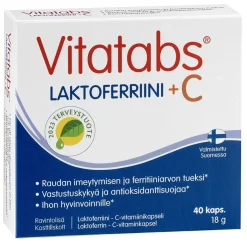 LAKTOFERRITIINI + C 40 KPL
