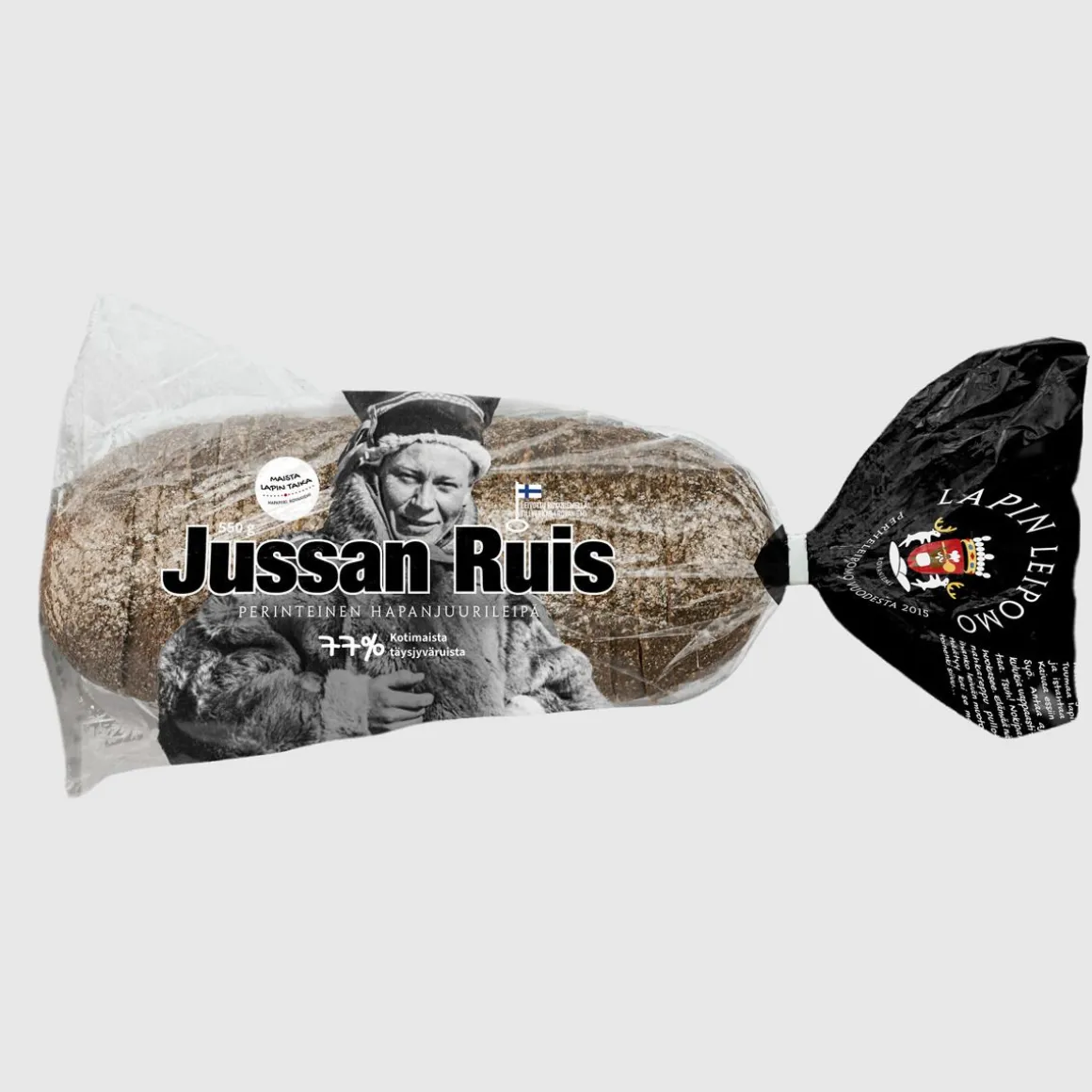 LAPIN LEIPOMO JUSSAN RUIS PERINTEINEN HAPANJUURILEIPÄ 550 G