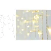 LED 180 JÄÄKITEET VALOSARJA, LÄMMIN VALKOINEN, VAALEA JOHTO, UL