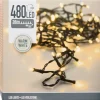 LED 480 VALOSARJA LÄMMIN VALKOINEN, VIHREÄ JOHTO, SISÄ-JA UL